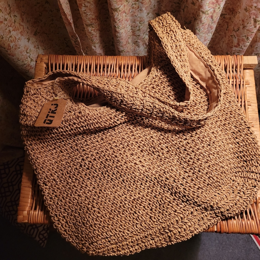 Brown hobo bag